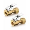 imageAstroAI 1 Pack Air Chuck Heavy Duty Closed Flow Lock On Tire Chuck with Clip for Inflator Gauge Compressor Accessories YellowClosed