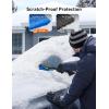 imageAstroAI 2 Pack 27quot Snow Brush and Ice Scrapers for Car Windshield Detachable Snow Scrapers with Ergonomic Foam Grip for Cars Trucks SUVs Heavy Duty ABS PVC Brush RedBlue