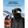 imageAstroAI 2 Pack Balaclava Ski Mask Winter Fleece Thermal Face Mask Cover for Men Women Warmer Windproof Breathable Cold Weather Gear for Skiing Outdoor Work Riding Motorcycle ampamp Snowboarding Black