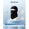 imageAstroAI 2 Pack Balaclava Ski Mask Winter Fleece Thermal Face Mask Cover for Men Women Warmer Windproof Breathable Cold Weather Gear for Skiing Outdoor Work Riding Motorcycle ampamp Snowboarding Black