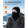 imageAstroAI 2 Pack Balaclava Ski Mask Winter Fleece Thermal Face Mask Cover for Men Women Warmer Windproof Breathable Cold Weather Gear for Skiing Outdoor Work Riding Motorcycle ampamp Snowboarding Black