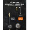 imageAstroAI 2025 Upgraded Tire Inflator with Pressure Gauge 230PSI  ANSI B401 Accurate Large 26quot Easy Read Glow Dial Extra Long Rubber Hose with 360 Air Chuck Compatible with CarsTrucksRV