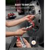 imageAstroAI 256 HeavyDuty Tire Pressure Gauge with Inflator Dual Head Chuck ANSI B401 Accurate Tire Inflator with Pressure Gauge 10120PSI Compatible with 14quot NPT Air Compressor