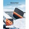 imageAstroAI 48Inch 2in1 Snow Scraper for car Snow Broom and Detachable Ice Scraper with NonAbrasive Silicone Head for Cars Trucks SUVsBlack
