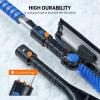 imageAstroAI 624quot Ice Scrapers for Car Windshield 3 in 1 Sturdy Snow Brush with Squeegee 10 Adjustable Length Settings Extendable Aluminum Handle 180 Pivoting Snow Brush for Car Truck SUVBlueblue