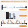 imageAstroAI 624quot Ice Scrapers for Car Windshield 3 in 1 Sturdy Snow Brush with Squeegee 10 Adjustable Length Settings Extendable Aluminum Handle 180 Pivoting Snow Brush for Car Truck SUVBlueblue