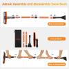 imageAstroAI 624quot Ice Scrapers for Car Windshield 3 in 1 Sturdy Snow Brush with Squeegee 10 Adjustable Length Settings Extendable Aluminum Handle 180 Pivoting Snow Brush for Car Truck SUVBlueorange