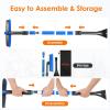 imageAstroAI 624quot Ice Scrapers for Car Windshield and Extendable Snow Brush with Foam Grip and 360 Pivoting Brush Head for Christmas Car Auto Truck SUVOrangeBlue