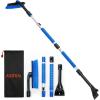 imageAstroAI 624quot Ice Scrapers for Car Windshield and Extendable Snow Brush with Foam Grip and 360 Pivoting Brush Head for Christmas Car Auto Truck SUVOrangeBlue