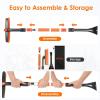 imageAstroAI 624quot Ice Scrapers for Car Windshield and Extendable Snow Brush with Foam Grip and 360 Pivoting Brush Head for Christmas Car Auto Truck SUVOrangeOrange