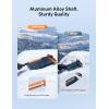 imageAstroAI 624quot Ice Scrapers for Car Windshield and Extendable Snow Brush with Foam Grip and 360 Pivoting Brush Head for Christmas Car Auto Truck SUVOrangeOrange