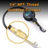 imageAstroAI Air Chuck 14quot FNPT Heavy Duty Dual Head Brass Tire Chuck Compatible with Inflator Air Pump Compressor Accessories for Truck Bus Car Motorcycle Leak Free