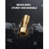 imageAstroAI Air Chuck Heavy Duty Open Flow Lock On Tire Chuck with Clip for Inflator Gauge Compressor Accessories Yellow
