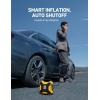 imageAstroAI Air Compressor Tire Inflator Portable Air Pump for Car Tires 12V DC Integrated Metal Structure Tire Pump 160PSI with LED Light for Cars Bicycles Motorcycles and Other InflatablesYellowYellow