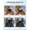 imageAstroAI Balaclava Ski Mask Winter Fleece Thermal Face Mask Cover for Men Women Warmer Windproof Breathable Cold Weather Gear for Skiing Outdoor Work Motorcycling Snowboarding GrayL 23quot245quotGrey