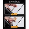imageAstroAI Brass Presta Valve Adapter Convert Presta to Schrader Valve Adaptor for Bikes Inflate Tire by Standard Pump or Air Compressor 4 Pack