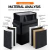 imageAstroAI Car Trash Can with Lid and Storage Pockets LeakProof Waterproof Car Garbage Can Large Opening Multipurpose Folding Trash Bin for Car