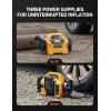 imageAstroAI Cordless Tire Inflator Portable Air Compressor for Car 160PSI with HD Screen 3 Power Sources ampamp Dual Powerful Motors Heavy Duty Air Pump InflationDeflation father day gifts