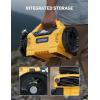 imageAstroAI Cordless Tire Inflator Portable Air Compressor for Car 160PSI with HD Screen 3 Power Sources ampamp Dual Powerful Motors Heavy Duty Air Pump InflationDeflation father day gifts