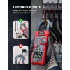 imageAstroAI Digital Clamp Meter Multimeter 2000 Counts Amp Voltage Tester Autoranging with ACDC Voltage AC Current Resistance Capacitance Continuity Live Wire Test NCV BlueBlue