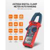 imageAstroAI Digital Clamp Meter Multimeter 2000 Counts Amp Voltage Tester Autoranging with ACDC Voltage AC Current Resistance Capacitance Continuity Live Wire Test NCV BlueBlue