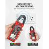 imageAstroAI Digital Clamp Meter Multimeter 2000 Counts Amp Voltage Tester Autoranging with ACDC Voltage AC Current Resistance Capacitance Continuity Live Wire Test NCV BlueBlack
