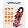 imageAstroAI Digital Clamp Meter Multimeter 2000 Counts Amp Voltage Tester Autoranging with ACDC Voltage AC Current Resistance Capacitance Continuity Live Wire Test NCV BlueBlack