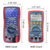 imageAstroAI Digital Multimeter TRMS 4000 Counts Volt Meter Manual and Auto Ranging Measures Voltage Tester Current Resistance Continuity Frequency Tests Diodes Temperature Red