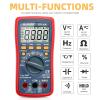 imageAstroAI Digital Multimeter TRMS 4000 Counts Volt Meter Manual and Auto Ranging Measures Voltage Tester Current Resistance Continuity Frequency Tests Diodes Temperature Red