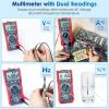 imageAstroAI Digital Multimeter TRMS 6000 Counts AutoRanging Voltage Tester Voltmeter Measuring ACDC Voltage Current Capacitance Resistance Frequency Temperature Continuity Diodes with NCV6000
