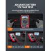 imageAstroAI Digital Multimeter Tester 2000 Counts with DC AC Voltmeter and Ohm Volt Amp Meter Measures Voltage Current Resistance Continuity and Diode BlueBlack