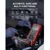 imageAstroAI Digital Multimeter and Analyzer TRMS 6000 Counts Volt Meter Ohmmeter AutoRanging Tester Accurately Measures Voltage Current Resistance Diodes Continuity DutyCycle Capacitance TemperatureBlack