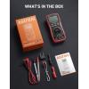 imageAstroAI Digital Multimeter and Analyzer TRMS 6000 Counts Volt Meter Ohmmeter AutoRanging Tester Accurately Measures Voltage Current Resistance Diodes Continuity DutyCycle Capacitance TemperatureBlack