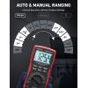 imageAstroAI Digital Multimeter and Analyzer TRMS 6000 Counts Volt Meter Ohmmeter AutoRanging Tester Accurately Measures Voltage Current Resistance Diodes Continuity DutyCycle Capacitance TemperatureBlack
