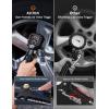 imageAstroAI Digital Tire Inflator with Pressure Gauge 250PSI Air Chuck and Compressor Accessories Heavy Duty Tire Pressure Gauge Compatible with BicycleTruckSUVMotorcyleRVblack