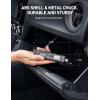 imageAstroAI Digital Tire Pressure Gauge 230 PSI 4 Settings Heavy Duty for Car Bicycle with Larger Backlit LCD Flashlight and NonSlip Black