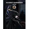 imageAstroAI Digital Tire Pressure Gauge Heavy Duty Tire Inflator Gauge 250PSI Air Chuck Compressor Accessories with Stainless Braided Hose Rotatable DialampampQuick Connect Coupler for TruckRVSUVStandard
