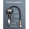 imageAstroAI Digital Tire Pressure Gauge with Inflator3250 PSI 01 for Display Resolution Heavy Duty Air Chuck and Compressor Accessories with Rubber Hose and Quick Connect Coupler Bluewhite