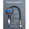 imageAstroAI Digital Tire Pressure Gauge with Inflator3250 PSI 01 for Display Resolution Heavy Duty Air Chuck and Compressor Accessories with Rubber Hose and Quick Connect Coupler BlueBlue