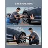 imageAstroAI Digital Tire Pressure Gauge with Inflator3250 PSI 01 for Display Resolution Heavy Duty Air Chuck and Compressor Accessories with Rubber Hose and Quick Connect Coupler BlueBlue