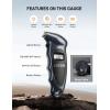 imageAstroAI Digital Tire Pressure Gauge with Replaceable AAA Battery 150 PSI 4 Settings Stocking Stuffers for Car Truck Bicycle Backlit LCD NonSlip Grip Car Accessories BrownGray