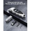 imageAstroAI Digital Tire Pressure Gauge with Replaceable AAA Battery 150 PSI 4 Settings Stocking Stuffers for Car Truck Bicycle Backlit LCD NonSlip Grip Car Accessories BrownSilver