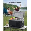 imageAstroAI Dual Zone 12V Car Refrigerator Separate Control Portable Freezer 20 Quart18L Camping Fridge with Reversible 2Way Door for Car RV Truck Van Boat for Camping Travel Fishing Outdoor