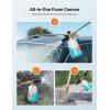 imageAstroAI Foam Cannon Heavy Duty Car Foam Blaster Wide Metal Neck Bottle Adjustable Snow Foam Lance for Pressure Washer with 14quot Quick Connector and 15 L Bottlenot Used with Garden Hose15 L Bottle  Without Nozzles