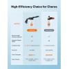 imageAstroAI Foam Gun Car Wash Gun with Wash Mitt Quick Connect to Most Garden Hose Foam Blaster Equips with 34 Universal Garden 38quot Quick Connector Amber LableAmber