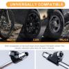 imageAstroAI Heavy Duty RV Tire Pressure Gauge 230 PSI Certified ANSI B401 Accurate with Large 25quot Easy Read Glow Dial Dual Head Stainless Steel Made for Car Truck Motorcycle