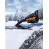 imageAstroAI Ice Scraper for Cars and Small Trucks  Dang Near Indestructible Ice Scrapers for Car Windshield from Scrape Frost and IceOrange