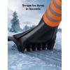 imageAstroAI Ice Scraper for Cars and Small Trucks  Dang Near Indestructible Ice Scrapers for Car Windshield from Scrape Frost and IceOrange