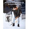 imageAstroAI Lightweight Snow Shovel for Car Extendable Snow Shovel with Thickened Aluminum Handle and Blade Portable and Multifunctional for Cars Snowmobiles Camping and EmergencyOrange Black