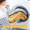 imageAstroAI Microfiber Towels for Cars 6Pack Absorbent and Reusable Microfiber Cleaning Cloth for CarDomestic Cleaning Yellow Blue Gray 16quot x 16quot
